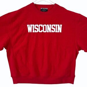 VTG 2000s Wisconsin Badgers‎ Size XXL Champion Reverse Weave Sweatshirt Crewneck
